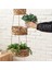 Rattan Sepet Çiçek Sepeti Yeşil Bitki Sepeti El Yapımı Dekorasyon, A (Yurt Dışından) 5
