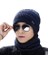 Şapka Erkek Kış Yün Şapka Kalınlaştırılmış Kore Tarzı Trendy Örme Kazak Şapka Artı Kadife Sıcak Kış Şapka Gençlik Pamuk Şapka Jakarlı Erkek Kazak Şapka Siyah (Yurt Dışından) 5