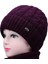 Sonbahar ve Kış Şapkası Kadın Tavşan Kürkü Örme Artı Kadife Sıcak Pamuklu Şapka Açık Rüzgar Geçirmez Peluş Şapka Koyu Mor [şapka] Tek Boyut (Yurt Dışından) 5