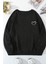 Only Trend Wear Unisex Kalp Baskılı Bisiklet Yaka Sweatshirt 1