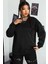 Only Trendwear Unisex Nothing Baskılı Bisiklet Yaka Sweatshirt 2