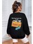 Unisex Hurry Up Baskılı Bisiklet Yaka Sweatshirt 1