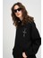 Unisex Look Mom I Can Fly Siyah Sweatshirt Hoodie 4