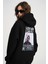 Unisex Look Mom I Can Fly Siyah Sweatshirt Hoodie 5