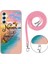 Samsung Galaxy A25 5g Mermer Çiçek Deseni Elektrapan Tpu Telefon Kapağı (Yurt Dışından) 1