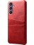 Samsung Galaxy S23 Fe Cover Çift Kart Yuvaları Pu Deri + Pc Telefon Kılıfı (Yurt Dışından) 1