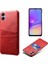 Samsung Galaxy A05 4g Şok Geçirmez Pu Deri+Pc Kart Tutucu Telefon Geri Kabuk (Yurt Dışından) 2