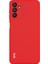Samsung Galaxy A13 5G/A04S (164.7 x 76.7 x 9.1 Mm) Anti-Fall Telefon Örtüsü Aşınma Dirençli Düz Renkli Cilt-Dokunuş Iyi Korunmuş Telefon Tpu Kasası Kabuk Kırmızısı (Yurt Dışından) 1