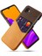 Samsung Galaxy Xcover Pro 2 Için 5g Ultra Ince Telefon Kapağı Kart Tutucu Şok Geçirmez Kumaş Doku Pu Deri Kaplı Pc Telefon Vaka-Orange (Yurt Dışından) 1