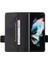 Samsung Galaxy Z Fold3 Için 5g Donanım Tasarımı Pu Deri Kılıf Cüzdan Stand Çift Manyetik Toka Telefon Kapak Black (Yurt Dışından) 2