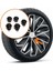 Bijon Kapağı Şifresiz 5 Adet Siyah Skoda Fabia 2015-2021 1Z0601173 1