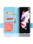 Samsung Galaxy Z Fold3 Için 5g Yan Manyetik Toka Litchi Doku Pu Deri Telefon Kasası Standı Cüzdan Folio Flip Kapak Bebek Mavisi (Yurt Dışından) 2