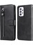 Samsung Galaxy A33 5g-Black Için Stand Cüzdanlı Fermuar Cep Manyetik Tokalı Deri Kapak Telefon Kılıfı (Yurt Dışından) 1