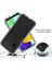 Çıkarılabilir 2'si Tasarım Gradyan Kılıf Anti-Çizgiye Karşı Çizgiye Yan Anti-Slip Slip Net Tpu+Pc Telefon Kapağı Samsung Galaxy A03S (166.5 x 75.98 x 9.14MM) -Black (Yurt Dışından) 2