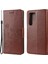 Baskı Kelebekler Çiçekler Stand Cüzdan Deri Kapağı Tpu Telefon Kılıfı Samsung Galaxy S22 Ultra 5g-Brown (Yurt Dışından) 1