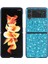 Samsung Galaxy Z Flip4 Için 5g Glitter Pırıltılı Kılıf Elektrokaplama Tpu Çerçeve Sert Pc Sırt Anti-Slip Koruyucu Kapak Mavisi (Yurt Dışından) 1
