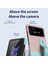 Samsung Galaxy Z Flip4 Için 5g Pu Deri Kaplamalı Pc Telefon Kılıfı Bilek Band Kickstand Tasarım Kontrast Renk Kapağı-Dark Mavi/bebek Mavisi (Yurt Dışından) 2