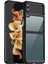 Tpu+Akrilik Hibrit Kılıflar, Samsung Galaxy Z Flip4 5g Şok Geçirmez Cep Telefonu Koruyucu Kasa Kapak-Siyah (Yurt Dışından) 1