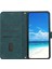 Samsung Galaxy A13 Için 4g Kalp Şekli Baskı Magnicy Toka Pu Deri Kılıf Cüzdan Stand Yeşili ile Cilt Touch Telefon Kapağı (Yurt Dışından) 2
