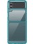 Tpu+Akrilik Hibrit Kılıflar, Samsung Galaxy Z Flip4 5g Şok Geçirmez Cep Telefonu Koruyucu Kasa Kapak-Şeffaf Mavi (Yurt Dışından) 2