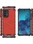 Samsung Galaxy A73 5g Için Petek Dokulu Iyi Korumalı Tpu+Pc Telefon Kılıfı Kapak-Kırmızı (Yurt Dışından) 2