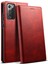 Stand Cüzdan Tasarım Manyetik Otomatik Kapanış Pu Deri Telefon Kılıfı Samsung Galaxy NOTE20 4g/5g-Kırmızı (Yurt Dışından) 1