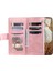 005 Samsung Galaxy A73 5g Rhmombus Doku Akıllı Telefon Kapağı Pu Deri Fermuar Cep Stand Strap-Rose Altın (Yurt Dışından) 2