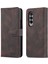 Pu Deri Manyetik Toka Kapatma Samsung Galaxy Z Fold3 5g-Brown Için Stand Cüzdanı ile Iyi Korumalı Şok Geçirmez Telefon Kılıfı (Yurt Dışından) 1