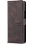Pu Deri Manyetik Toka Kapatma Samsung Galaxy Z Fold3 5g-Brown Için Stand Cüzdanı ile Iyi Korumalı Şok Geçirmez Telefon Kılıfı (Yurt Dışından) 2