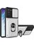 Kamera Slayt Kapağı Çıkarılabilir Kart Yuvası Tasarımı Pc+Tpu Hibrit Telefon Kılıfı Samsung Galaxy S21 Fe 5g-Beyaz (Yurt Dışından) 1