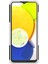 Samsung Galaxy A03 (166.5 x 75.98 x 9.14MM) (Ab Versiyonu) Kickstand Yumuşak Tpu+Sert Pc Şok Geçirmez Moda Lastik Dokusu Koruyucu Kasa-Beyaz (Yurt Dışından) 2