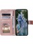Samsung Galaxy M13 Için 4g Kırmızı Dayanıklı Folio Stand Kapağı Mandala Çiçek Deseni Baskılı Pu Deri Cüzdan Flip Case Bilek Kayış-Rose Altın (Yurt Dışından) 2