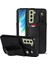 El Kayışı Kickstand Rfıd Engelleme Fonksiyonu Samsung Galaxy S21 Fe 5G/S21 Fan Edition-Black Için Kart Yuvası ile Anti Drop Pu Deri Kaplamalı Tpu Telefon Kılıfı (Yurt Dışından) 1
