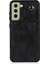 El Kayışı Kickstand Rfıd Engelleme Fonksiyonu Samsung Galaxy S21 Fe 5G/S21 Fan Edition-Black Için Kart Yuvası ile Anti Drop Pu Deri Kaplamalı Tpu Telefon Kılıfı (Yurt Dışından) 2