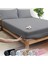 Gri Pamuklu Ranforce Tek Kişilik Lastikli Çarşaf + 1 Yastık Kılıfı 90 x 200 1