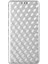 Samsung Galaxy S21 Fe 5g-Sılver Için 3D Rhombus Katlanabilir Stand Deri Kılıf Folio Flip Cüzdan Telefon Kılıfı (Yurt Dışından) 2