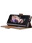 Samsung Galaxy Z Fold3 Için 5g Fantasy Serisi Skin-Touch Pu Deri Iyi Korumalı Kapak Anti-Drop Cep Telefonu Stand Cüzdan Case-Brown (Yurt Dışından) 2