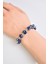 Sodalit Doğal Taş Üçlü Makrome Bileklik 4