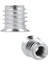 Metal Düz Dişli Dübel Ahşap Dübeli M10 13X15 Diş Çinko Mobilya Bağlantı Ünite Birleştirme (50 Adet) 5