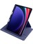 Casestreet Samsung Galaxy Tab S9 SM-X710 Kılıf Standlı Katlanabilir Pu Silikon Tf2 Lacivert 4
