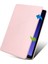 Casestreet Samsung Galaxy Tab S9 SM-X710 Kılıf Standlı Katlanabilir Pu Silikon Tf2 Açık Pembe 2