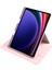 Casestreet Samsung Galaxy Tab S9 SM-X710 Kılıf Standlı Katlanabilir Pu Silikon Tf2 Açık Pembe 4