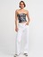 71010 Basic Pantolon-Beyaz 1