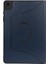 Casestreet Samsung Galaxy Tab A9+ Plus SM-X210 Kılıf Kapaklı Standlı 360 Dönebilen Koruma DN22 Lacivert 2