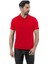 , Polo Yaka Tişört, Kırmızı -136E302- T-shirt, Tshirt, Kısa Kollu 1