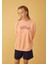 Kadın Somon Oslo Baskılı Oversize Sweatshirt 1
