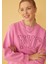 Kadın Pembe Nyc Baskılı Oversize Sweatshirt 1