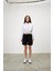 Kadın Kar Melanj Kapüşonlu Şardonlu Crop Sweatshirt 3