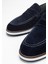 Erkek Lacivert Süet Deri Loafer Ayakkabı 383 5670 Erk Ayk Sk23/24 3