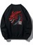 Brz Collection  Oversize Red Dragon Sweatshirt 1